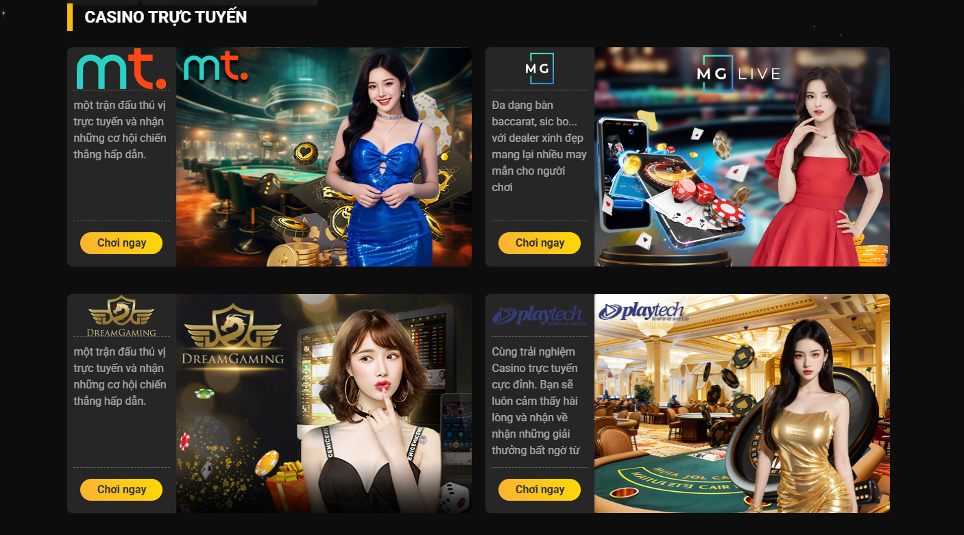 888B được biết đến là một nhà cái trực tuyến uy tín, nổi bật với sảnh Live Casino hấp dẫn