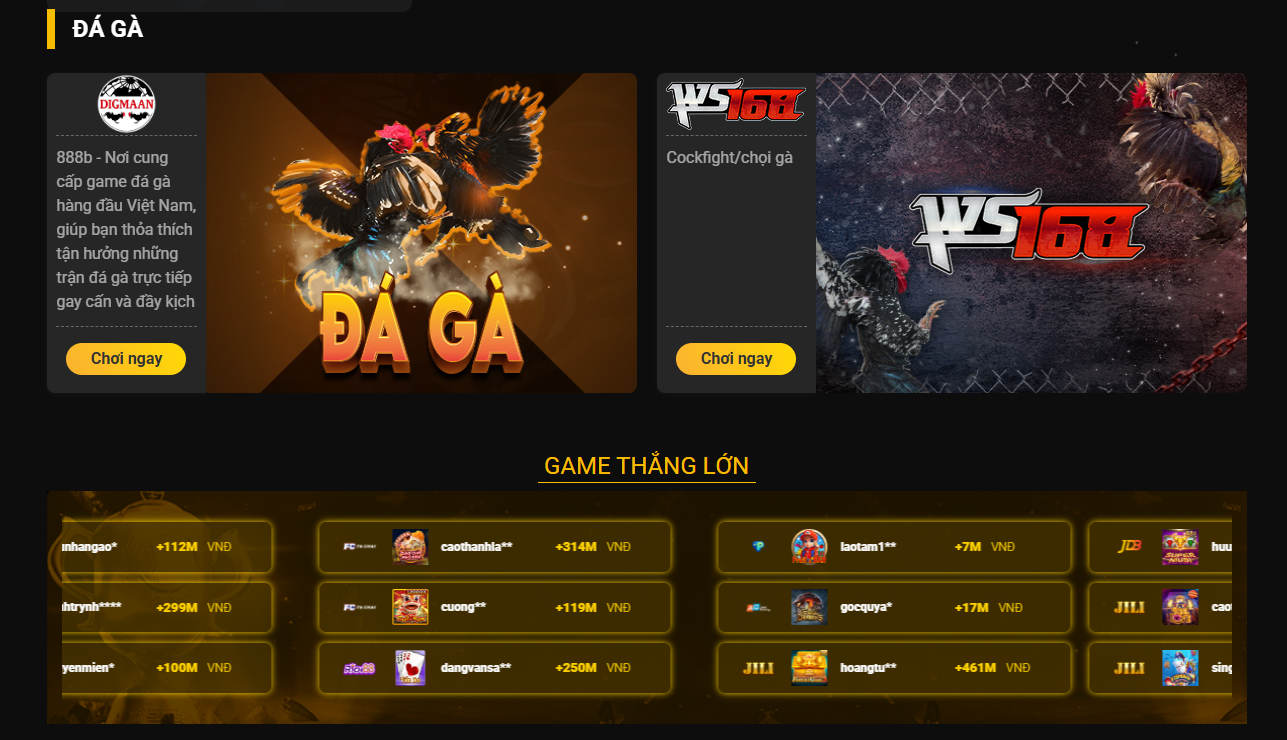Sảnh đá gà 888B chính là lựa chọn lý tưởng